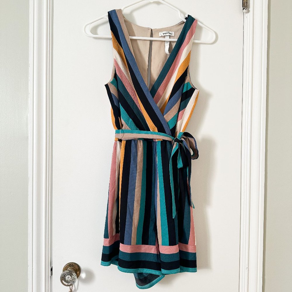 Colorful Striped Romper